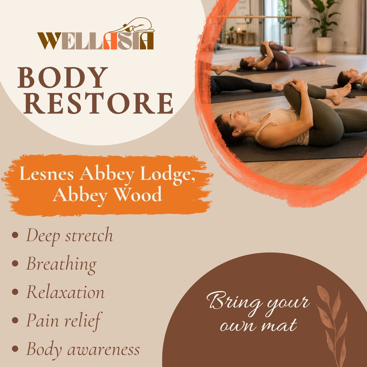 Lesnes Abbey Lodge  - Body Restore 10th September